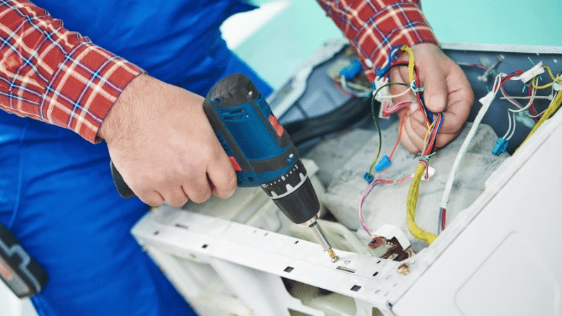 Bayrampaşa Baykan Baykan çamaşır makinesi kart tamiri – Su almama arızası orijinal parça ile giderildi. - Teknik servis örneği